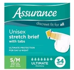 Assurance Unisex Stretch Briefs With Tabs 33CT Underwear Comfortable Fit. Fixed Price $23.95.