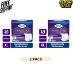 2 Pack Tena Sensitive Care Overnight Underwear Xl 14 Count. Fixed Price $34.99.