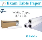 Tidi Novaplus Barrier Exam Table Papers, White, Crepe Paper, 18" 125', 12/CS. Fixed Price $39.45.