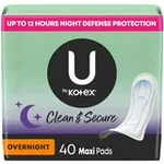 By Kotex Clean Secure Overnight Maxi Pads. Fixed Price $40.00.