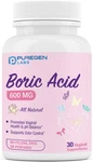 Boric Acid 600 Mg Vaginal Suppositories - 100% Pure All Natural Without Dyes. Fixed Price $19.99.
