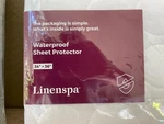 Linenspa Waterproof Sheet Protector White 34''X36'' New. Fixed Price $29.50.
