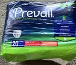 Prevail Daily Disposable Underwear M Extra Absorbency 360 Breathable, 20 Ct. Fixed Price $29.99.