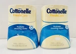 2-PACK Of Cottonelle Freshcare Flushable Cleansing Cloths W/dispenser 2012. Fixed Price $74.85.