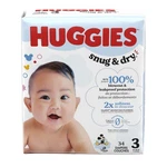Kimberly Clark Unisex Baby Diaper Huggies Snug & Dry Size 3 Disposable Heavy Abs. Fixed Price $85.37.