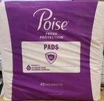 BX/90 Poise Ultimate Long Level 6 Womens Incontinent Protection Pads. Fixed Price $48.99.