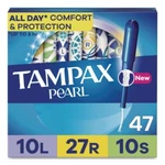 Procter & Gamble 71447 Pearl Tampons, Light/regular/super Absorbency, 47/PACK. Fixed Price $24.06.