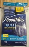 Goodnites Tru-fit Real Underwear W/ Nighttime Protection Boys Starter Pack S/m. Fixed Price $24.95.