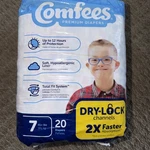 Comfees Premium Baby Childs Diapers Size Over 41 Lbs. CMF-7 20 Ct Dry-lock. Fixed Price $9.99.