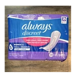 Always Discreet Heavy Long Disposable Incontinence Pads White 39 Count. Fixed Price $15.00.