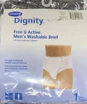 Hartmann New Dignity Men Active 1-WASHABLE Brief/ Built In Protective Small. Fixed Price $35.00.