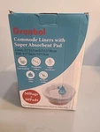Lunderg Commode Liners With Absorbent Pads - Value Pack Medical Grade 50 Count. Fixed Price $24.50.