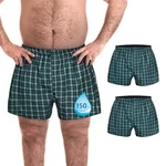 Tiichoo Men's Incontinence Underwear Washable Reusable Green Plaid Boxer Size Xl. Fixed Price $42.49.