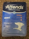 Attends Bariatric Briefs Heavy/severe 3LAYER Odor Shield Adult Xxl 63"-70" 12CT. Fixed Price $6.80.