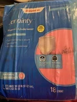 Lot Of 2 Walgreens Certainty Wen Sz 38"-50" Incontinence Underwear 18 Ct. Fixed Price $14.50.