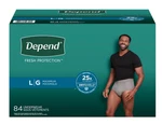 Depend Fresh Protection Adult Incontinence Underwear For Men Grey, 84. Fixed Price $89.99.