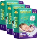 Sposie Overnight Diaper Booster Pads, 90 Ct, No Adhesive For Easy White. Fixed Price $59.70.