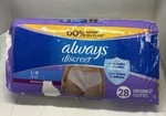 Always Discreet Incontinence Underwear Absorbent Comfort Leak Guard Lg (28) B79. Fixed Price $14.19.