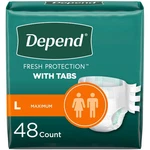 Depend Unisex Incontinence Protection With Tabs Underwear - Maximum Absorbency. Fixed Price $50.99.