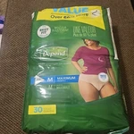 Depend Fresh Protection Fit-flex Underwear For Women Medium Maximum 30 Count. Fixed Price $26.50.