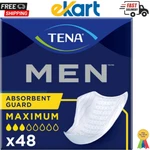 Tena Incontinence Guards For Men, Maximum Absorbency, 48 Ct. Fixed Price $24.99.