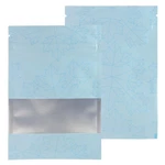 Blue/silver Flat Aluminum Zip Seal Bag For Pink Himalayan Salt Products 10X15CM. Fixed Price $9.99.