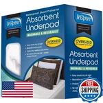 Inspire Washable Reusable Incontinence Underpad Oversized 36X72 Inches White 1. Fixed Price $39.47.