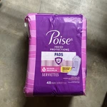 Poise Maximum Absorbency Regular Incontinence Pads 48 Count. Fixed Price $7.00.