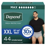 Depend Men Incontinence Underwear Xxl 44 Count Maximum Absorbency 30X. Fixed Price $37.99.