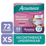 Women's Incontinence & Postpartum Underwear, Xs Maximum Absorbency. Fixed Price $39.69.