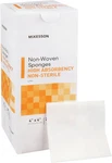 Non-woven Sponges, Non-sterile, 4-PLY, High Absorbency, Polyester/rayon, In X. Fixed Price $17.99.