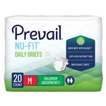 First Quality Products Llc Prevail Nu-fit Daily Briefs, Maximum Absorbency, Medi. Fixed Price $62.60.