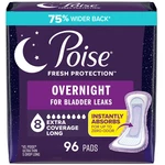 Poise Overnight Incontinence & Postpartum Pads For Bladder Leaks, 8 Drop Extra. Fixed Price $149.99.