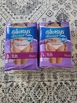 Always Discreet Incontinence Underwear For Women, Large Maximum 76 Count. Fixed Price $47.99.