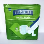Medline Fitright Optifit Ultra Large Briefs, Absorbency 4 Pack 20 Total 80. Fixed Price $49.00.