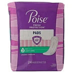 Poise Incontinence Pads Fresh Protection Light Long - 24 Count. Fixed Price $11.69.