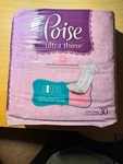 Poise Ultra Thins Light Absorbency Level 2 (30 Pads) Regular Length. Fixed Price $15.00.