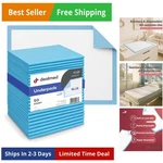 Standard Absorbency Underpads 300 Disposable 2-PLY Tissue Fill, 24" X 17.... Fixed Price $57.62.