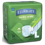 Fitright Ultra Adult Diapers, Incontinence Briefs With Tabs Large 60 Ct. Fixed Price $49.77.