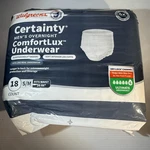 Walgreens Certainty Mens Overnight Underwear Size S/m 18 Ct Brand New. Fixed Price $11.95.