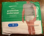 Amazon Basics Men Max. Absorbency Incontinence Underwear 35-43 Waist L 18 Ct. Fixed Price $22.99.