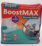 Inspire Incontinence Booster Pads Super Absorbent 22 Ct. Nip. Fixed Price $25.00.
