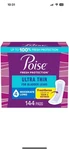 144 Ct Poise Ultra Thin Incontinence Pads & Postpartum 3 Boxes. Fixed Price $37.95.