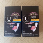 2X U By Kotex Liners 50 Wrapped Each Box. Fixed Price $14.99.