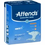 Attends Dermadry Bariatric Adult Incontinent Brief, 2X-LARGE, Bag Of 12. Fixed Price $20.99.