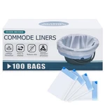 Commode Liners, 100 Bedside Disposable, Leak Proof Bag.... Fixed Price $30.72.