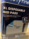 Sofyfine, Xl Dispossable Bed Pads With Adhesive Strips, 25 Count, 30" 36"HEAVY. Fixed Price $24.00.