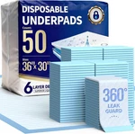 Powools 50-PACK, 36" X 30" Ultra Thick Bed Pads Disposable Adult & Pee For. Fixed Price $61.99.