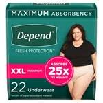 Depend Fresh Protection Underwear Xxl 10036000533061 44. Fixed Price $62.85.