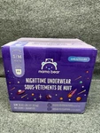 Amazon Brand - Mama Bear Boy's Nighttime Underwear Overnight Size S/m, 44 Ct. Fixed Price $20.00.